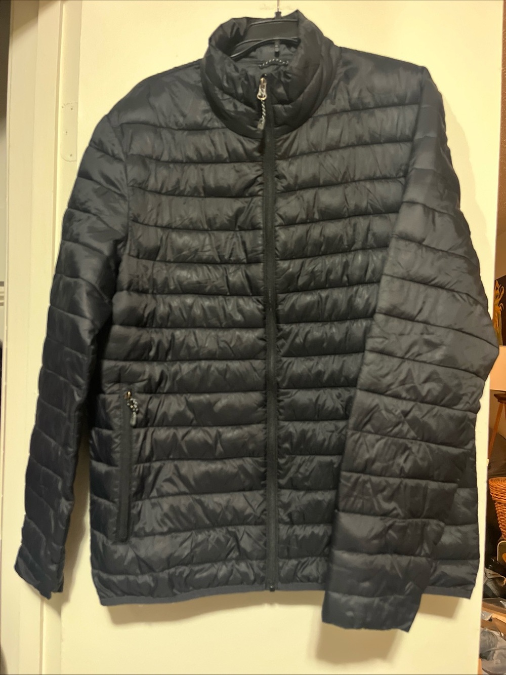 Unisex Lightweight Quilted Jacket - Black